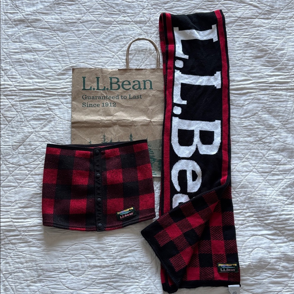 LL Bean Scarf Set - Picture 12 of 12